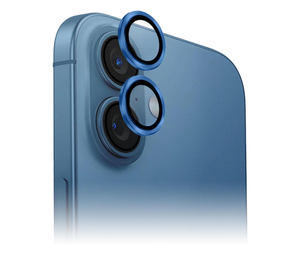 Uniq Optix Aluminium Lens Protector iPhone 16/16 Plus pearl blue UNIQ-IP6.1-6.7(2024)-ALENSPBLU - 1279255 - zdjęcie